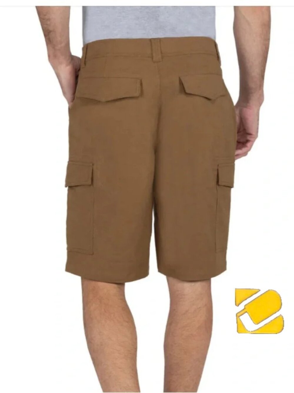 BC Clothing Men's Cargo Short - Tan - 36W - NWT